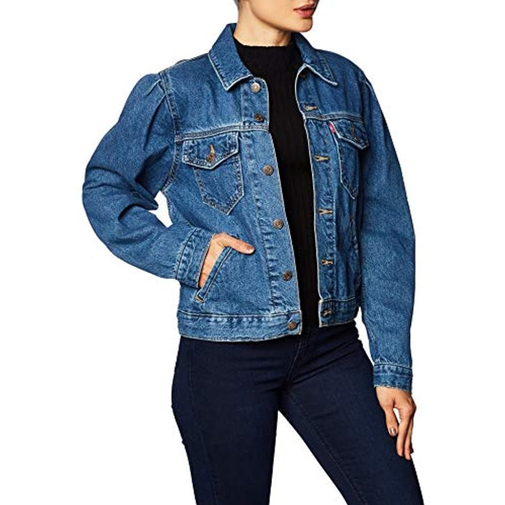 Levi's® Original Puff Sleeve Trucker Isabel Size XS